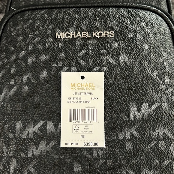 Michael Kors Jet Set Travel Medium Logo Crossbody Bag - Picture 7 of 8